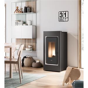 STUFA A PELLET CADEL PRINCE3 11 BIANCO in Stufe e clima