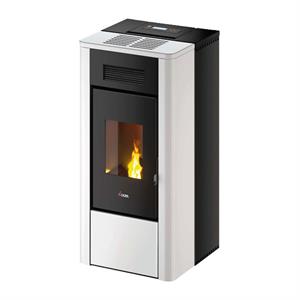 STUFA A PELLET IDRO 24kW CADEL RIVER IDROTECH 24 H2O BIANCO in Stufe e clima