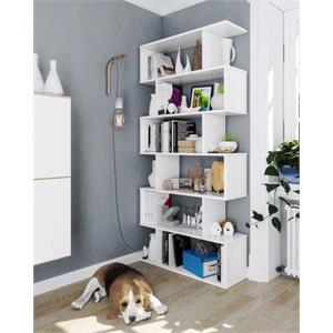 KIT MOBILE LIBRERIA ATHENA BIANCO 80X25X192H in Arredamento