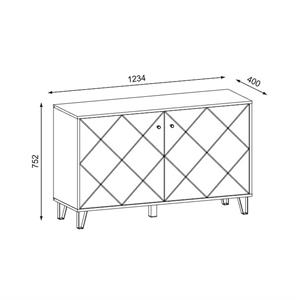MOBILE BOLLO 2A CM123X40X75 ROV.ARTISAN/BIAN in Arredamento