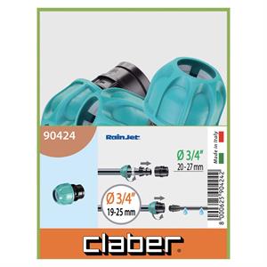 RACCORDO DIAMETRO 25 MM. PER COLLEGARE TUBI IRRIGAZIONE GIARDINO A PARTENZA FILETTATA FEMMINA DA 3/4” in Giardinaggio