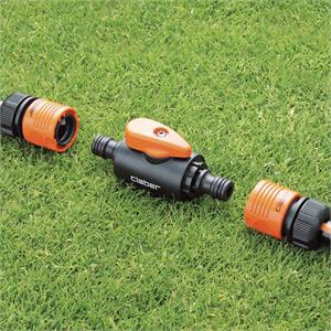 GIUNZIONE TUBO ACQUA A DUE VIE CON RUBINETTO CLABER in Giardinaggio