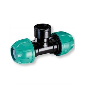 RACCORDO A T DIAMETRO 25 MM. FILETTO ¾ F” PER COLLEGARE UN MICROIRRIGATORE A SCOMPARSA A FINE LINEA in Giardinaggio