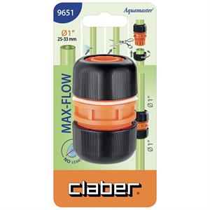 RACCORDO DI RIPARAZIONE TUBO ACQUA 1” CLABER MAX-FLOW in Giardinaggio