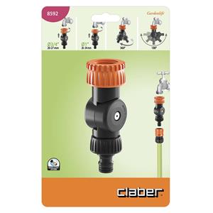 PRESA RUBINETTO CLABER 1”-3/4” CON SNODO in Giardinaggio