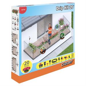 KIT IRRIGAZIONE CLABER DRIP 20 VASI in Giardinaggio