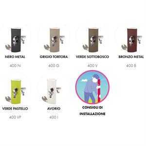 FONTANA A COLONNA DA GIARDINO TRIANGOLARE AQUAPOINT TRIANGLE GRIGIO TORTORA in Arredamento giardino