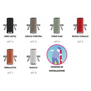 FONTANA A COLONNA DA GIARDINO OVALE AQUAPOINT TOTEM GRIGIO TORTORA in Arredamento giardino