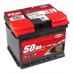 BATTERIA AUTO 50 Ah 12V 450A EN1 START in Accessori auto e moto