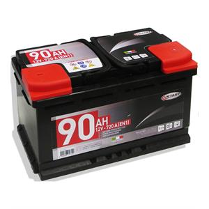 BATTERIA AUTO 90 Ah 12V 720A EN1 START in Accessori auto e moto