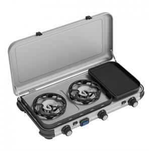 FORNELLO DA CAMPEGGIO A GAS - CAMPING KITCHEN 2 MULTI-COOK - CAMPINGAZ in Arredamento giardino