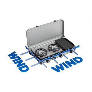 FORNELLO DA CAMPEGGIO A GAS - CAMPING KITCHEN 2 MULTI-COOK - CAMPINGAZ in Arredamento giardino