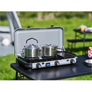 FORNELLO DA CAMPEGGIO A GAS - CAMPING KITCHEN 2 MULTI-COOK - CAMPINGAZ in Arredamento giardino