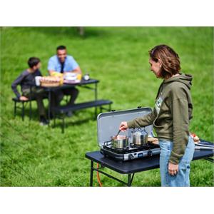 FORNELLO DA CAMPEGGIO A GAS - CAMPING KITCHEN 2 MULTI-COOK - CAMPINGAZ in Arredamento giardino