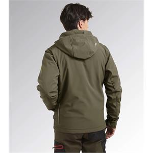 GIACCA DA LAVORO UOMO E DONNA SOFTSHELL SAIL DIADORA - VERDE MILITARE - TG L in Antinfortunistica