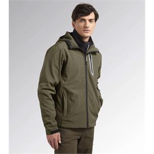 GIACCA DA LAVORO UOMO E DONNA SOFTSHELL SAIL DIADORA - VERDE MILITARE - TG XL in Antinfortunistica