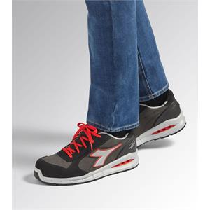SCARPA DIADORA RUN NET AB LOW S3 ASPHALT/RED 42 in Antinfortunistica