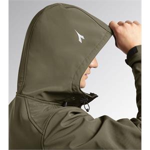 GIACCA DA LAVORO UOMO E DONNA SOFTSHELL SAIL DIADORA - VERDE MILITARE - TG XXL in Antinfortunistica