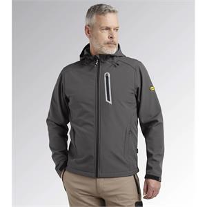GIACCA DA LAVORO UOMO E DONNA SOFTSHELL SAIL DIADORA - GRIGIO - TG S in Antinfortunistica