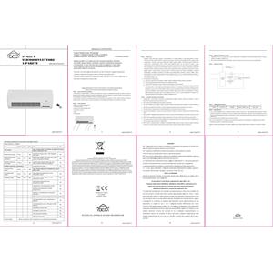 TERMOCONVETTORE A PARETE DCG 2000W in Stufe e clima