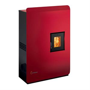 STUFA A PELLET TERMOVANA WAVE 8 PLUS ROSSO in Stufe e clima