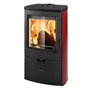 STUFA A LEGNA TERMOVANA NICE 8.0 - ROSSO in Stufe e clima
