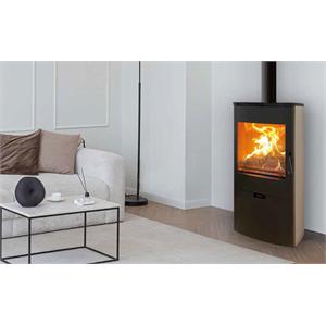 STUFA A LEGNA TERMOVANA NICE 8.0 - ROSSO in Stufe e clima