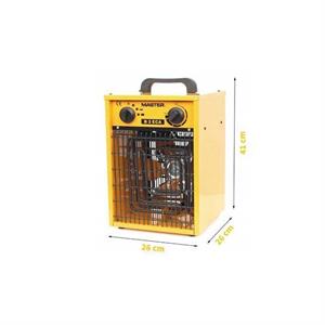 RISCALDATORE ELETTRICO INDUSTRIALE MASTER B3 ECA 3KW in Stufe e clima