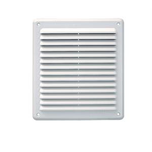 GRIGLIA DI AERAZIONE DA SOVRAPPORRE 204X230 MM CON RETE ANTINSETTI - BIANCO in Stufe e clima