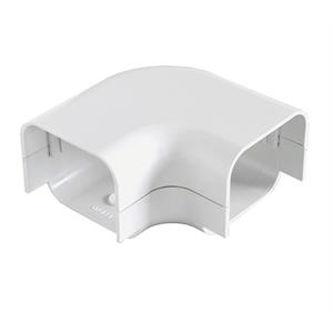 CURVA CANALINA PIANA 70X65 CON VITI DI FISSAGGIO BIANCO in Stufe e clima