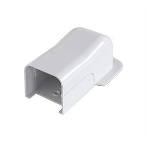 CURVA TERMINALE A MURO 98X73 CON VITI DI FISSAGGIO - BIANCO in Stufe e clima