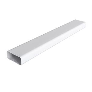 TUBO DI AERAZIONE RETTANGOLARE 1 METRO - 150X70 MM in Stufe e clima