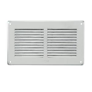 GRIGLIA DI AERAZIONE DA SOVRAPPORRE IN METALLO 240X140 MM - COLORE INOX 430 in Idraulica