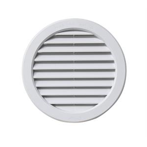 GRIGLIA DI AERAZIONE DA INCASSO CON RETE ANTINSETTI PER FORO Ø157 MM (ESTERNO Ø190 MM) - BIANCO in Idraulica