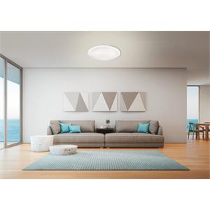 FRANIA S - PLAFONIERA A SOFFITTO LED - EFFETTO CRISTALLO - 1600 LUMEN - 3000K - ø33 cm in Illuminazione