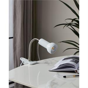 FARETTO A LED DA INTERNO ORIENTABILE A PINZA EGLO FABIO BIANCO in Illuminazione