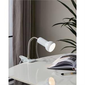 FARETTO A LED DA INTERNO ORIENTABILE A PINZA EGLO FABIO BIANCO in Illuminazione