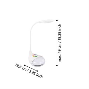 LAMPADA DA SCRIVANIA LED EGLO CABADO 1 BIANCA in Illuminazione