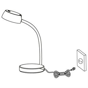 LAMPADA DA TAVOLO LED CABALES BIANCO 3000K - 4,5W - 500 LUMEN in Illuminazione