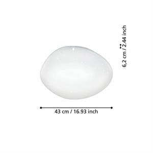 PLAFONIERA LED RGB SILERAS-Z - 2700 LUMEN - ø43 CM - 2700-6500K in Illuminazione