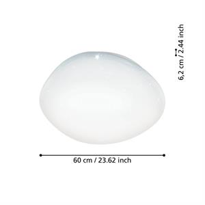 PLAFONIERA LED RGB SILERAS-Z - 4050 LUMEN - ø60 CM - 2700-6500K in Illuminazione