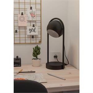 LAMPADA DA TAVOLO MODERNA DESIGN EGLO MURNIA NERA in Illuminazione