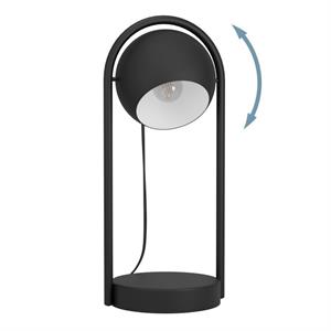 LAMPADA DA TAVOLO MODERNA DESIGN EGLO MURNIA NERA in Illuminazione