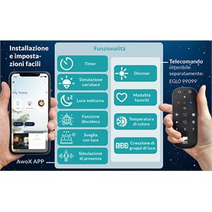 PLAFONIERA LED - PARANDAY-Z - 2500 LUMEN - 21,5W - 3000-6500K in Illuminazione