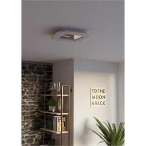 MACCHIONI - PLAFONIERA LED DIMMERABILE - EFFETTO CRISTALLO - 2700-6500K - 2360 LUMEN - 20W - 38x38 CM in Illuminazione