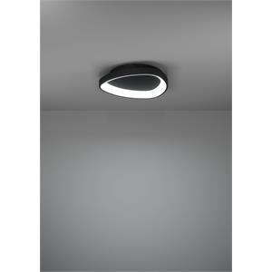 LORETELLO - PLAFONIERA LED DIMMERABILE - 12W - 1440 LUMEN - 2700-6500K - NERO in Illuminazione