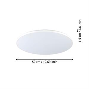 CRESPILLO - PLAFONIERA A SOFFITTO LED ROTONDA - 4000K - 4800 LUMEN - 29W - ø50 CM in Illuminazione