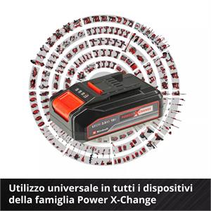 BATTERIA E CARICABATTERIA EINHELL PXC STARTER KIT 2,5AH in Giardinaggio