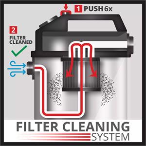 BIDONE ASPIRATUTTO 40 LT - ASPIRALIQUIDI E SOLIDI - TE-VC 2340 SACL in Utensileria