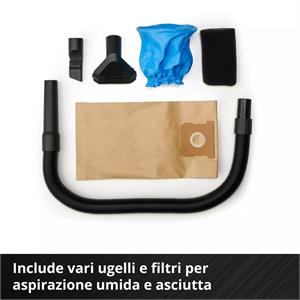 ASPIRATUTTO A BATTERIA EINHELL TE-VC 18/10 Li - SOLO in Utensileria